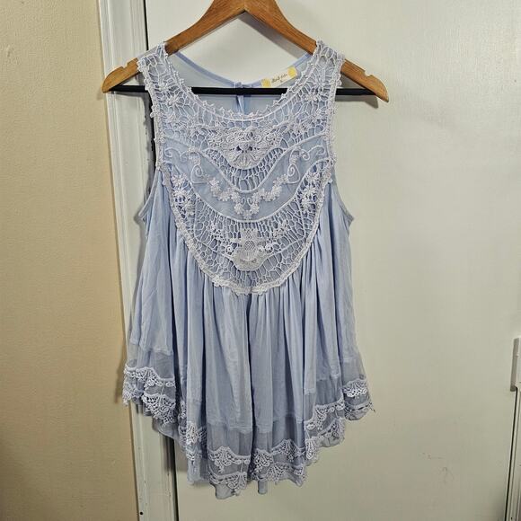 Altard State Whimsy Lace Tank Size Medium Soft Girl Coquette Lolita Girly - Picture 1 of 6